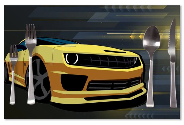 Sablio Prostírání Chevrolet Camaro Pruhy: 40x30cm