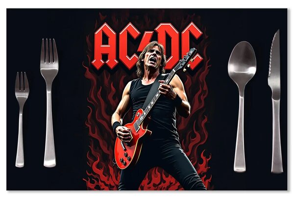 Sablio Prostírání ACDC Kytarista: 40x30cm