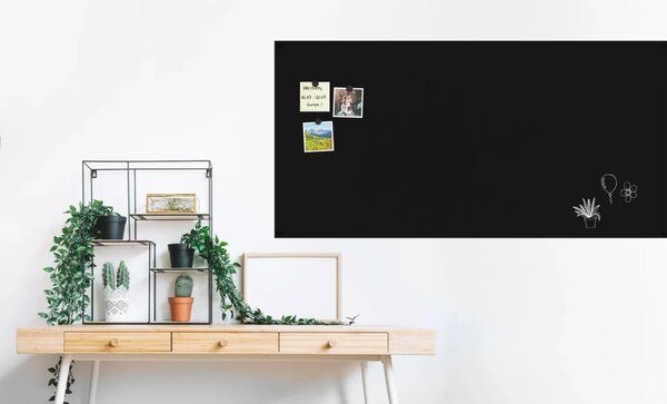 Bezrámová magnetická křídová tabule magnetický panel SLIMboard 120x60 cm, NFCH120x60