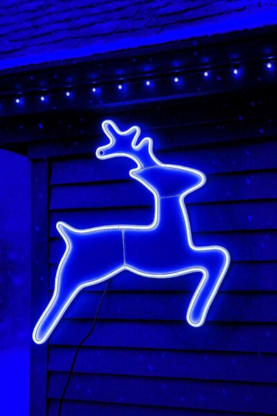 LED Vánoční dekorace -Sob, 70 × 57 cm, různé barvy na výběr Barva: Studená bílá