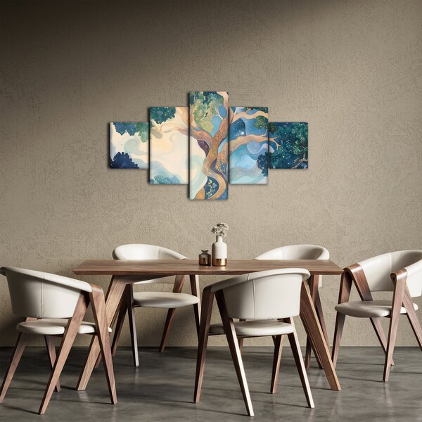 Obraz - Vesmírný strom (125x70 cm)