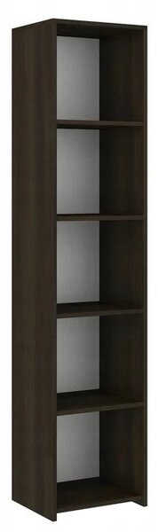 Knihovna s policemi 180 x 40 x 30 - Wenge