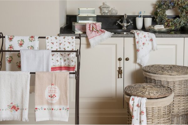 Kuchyňský froté ručník s květy Little Rose Collection – 40x66 cm