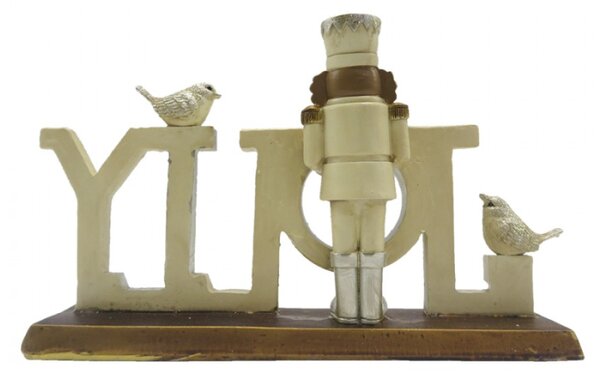 Vánoční dekorace Socha Béžová 18*4*11 cm – 18x4x11 cm