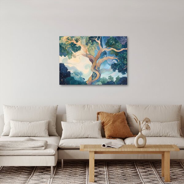 Obraz - Vesmírný strom (70x50 cm)