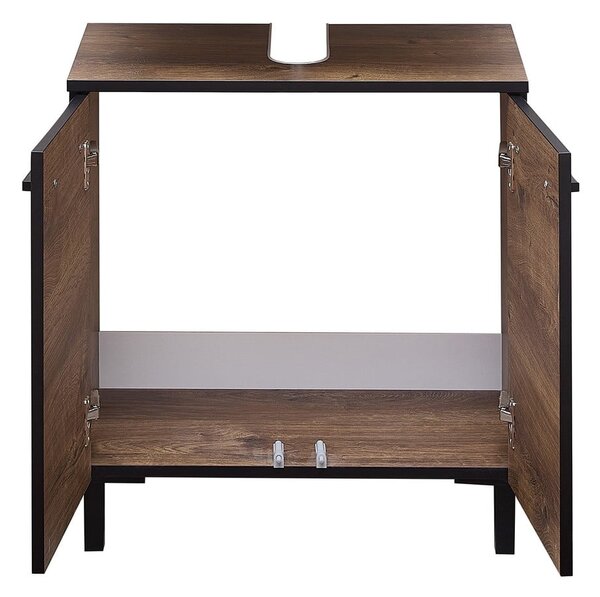 Hnědá skříňka pod umyvadlo v dekoru dubu 60x53 cm Set 374 - Pelipal