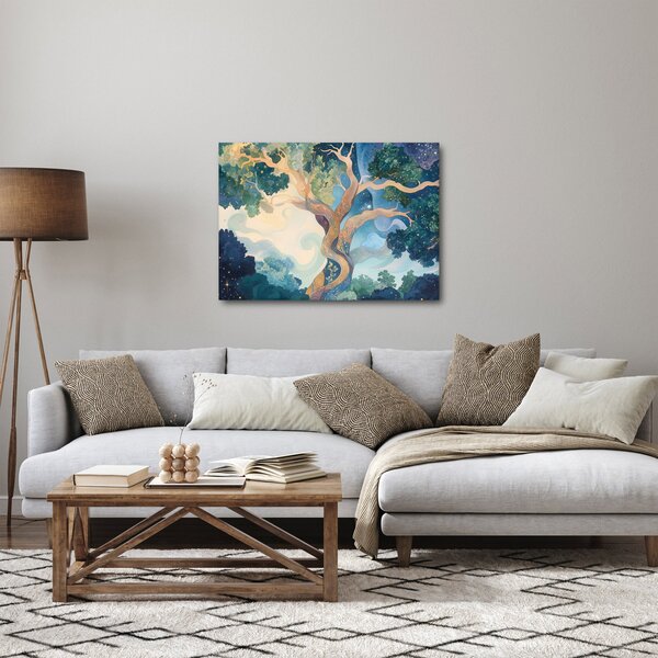 Obraz - Vesmírný strom (70x50 cm)