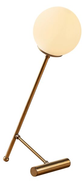 ASIR Stolní lampa GOLF zlatá bílá
