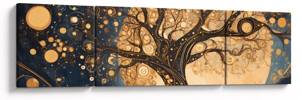 Obraz - Surrealistický strom (170x50 cm)