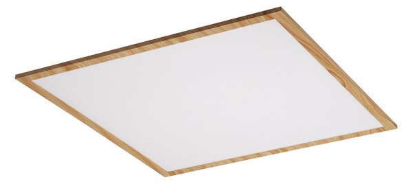 Rabalux 6908 ALMOND - LED svítidlo na strop v imitaci dřeva, LED 40W, 4000K, 60 x 60cm (Moderní stropní svítidlo v imitaci bukového dřeva)
