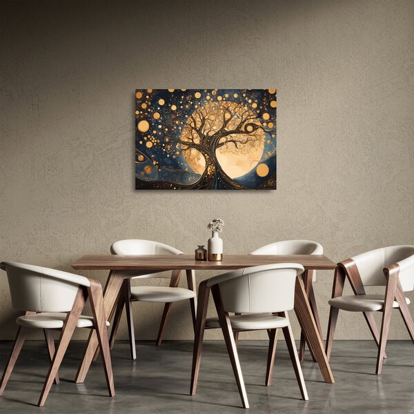 Skleněný obraz - Surrealistický strom (70x50 cm)