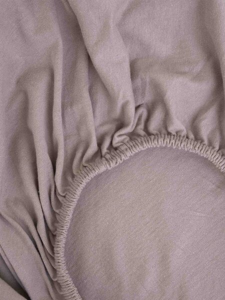 Jersey prostěradlo do postýlky Classic 60 x 120 cm – cappuccino