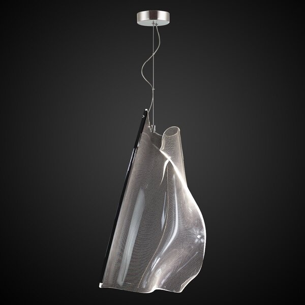 Altavola Design Cortina závěsné svítidlo 1x10 W chrom-průhledná LA103/P