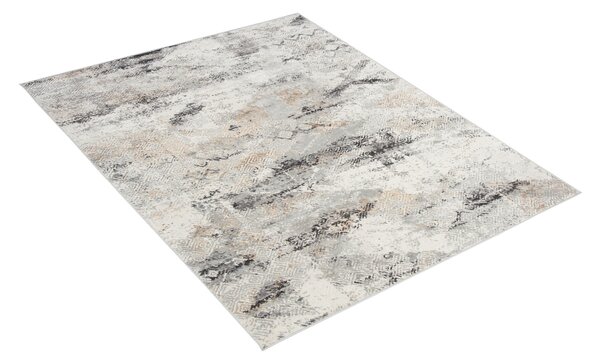 Makro Abra Moderní kusový koberec PORTLAND G500A bílý béžový Rozměr: 80x150 cm