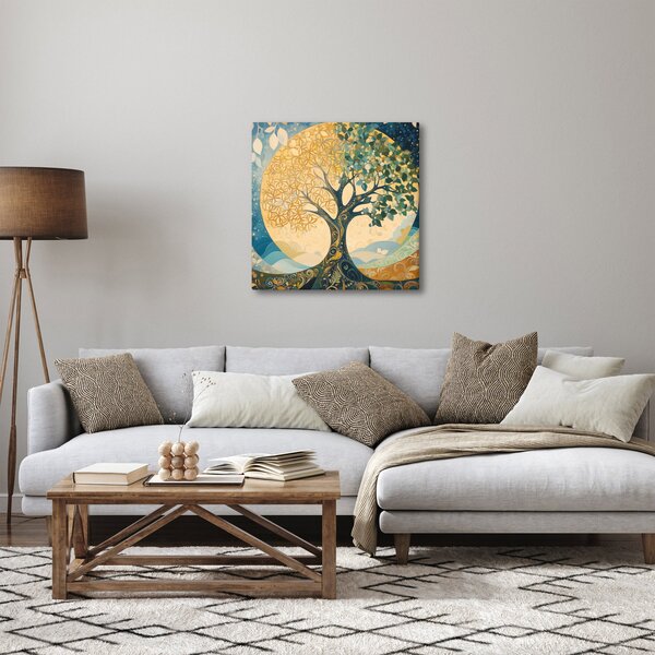 Obraz - Strom života v měsíci (30x30 cm)