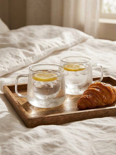 Sinsay - Skleněné šálky s dvojitým dnem 2 pack - clear