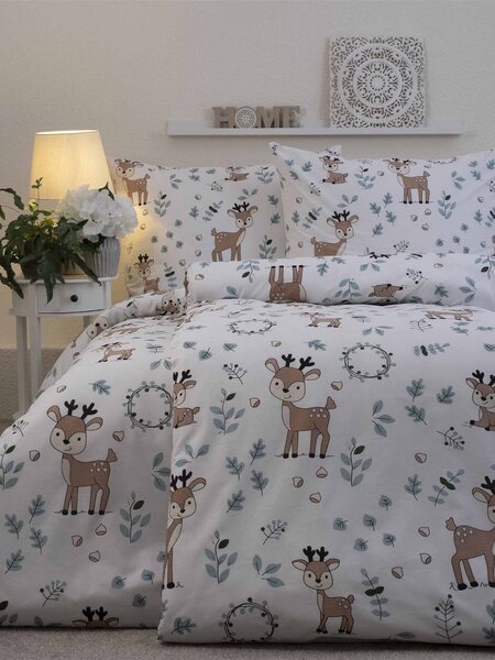 MK Lůžkoviny Bavlněné povlečení Renforcé - Bambi 140 × 200 cm, 70 x 90 cm