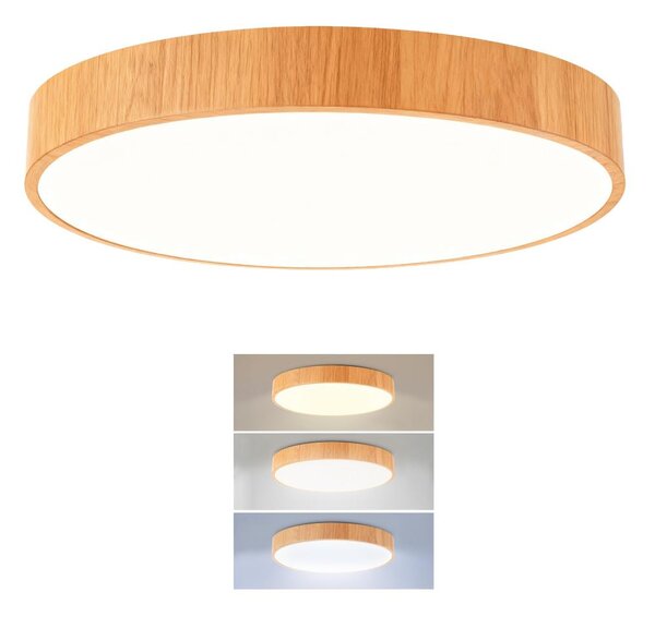 Brilagi -LED Strop. svít. POOL LED/36W/230V 3000/4000/6000K pr. 30 cm dek. dřeva