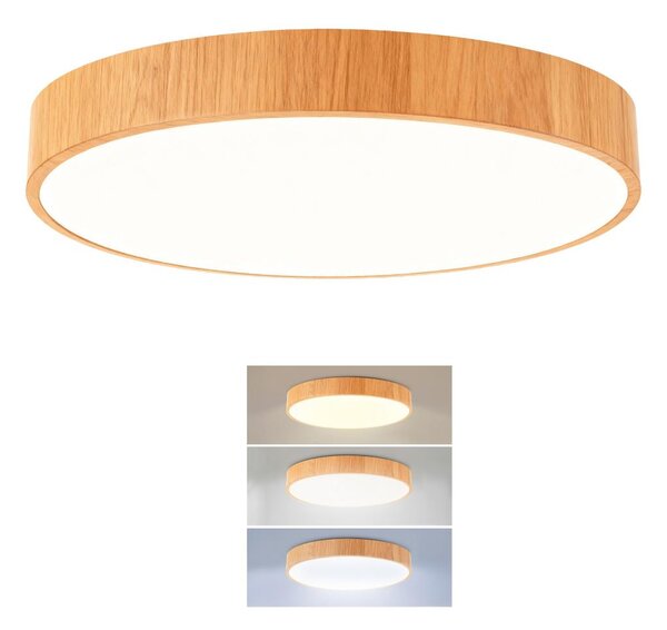 Brilagi -LED Strop. svít. POOL LED/48W/230V 3000/4000/6000K pr. 40 cm dek. dřeva
