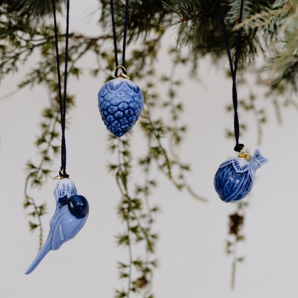 Vánoční ozdoby Blue Collectibles Mini Ornaments – set 3 ks