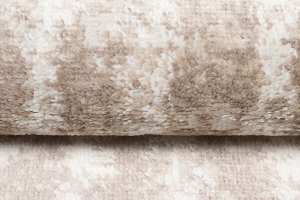 Makro Abra Moderní kusový koberec PORTLAND D156E Proužky hnědý bílý Rozměr: 80x150 cm