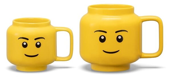 Žlutý keramický dětský hrnek 255 ml Head – LEGO®