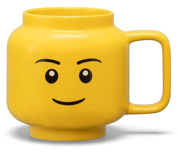 Žlutý keramický dětský hrnek 530 ml Head – LEGO®