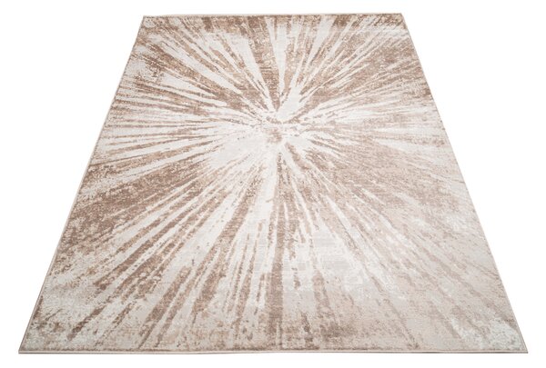 Makro Abra Moderní kusový koberec PORTLAND D149E hnědý bílý Rozměr: 120x170 cm