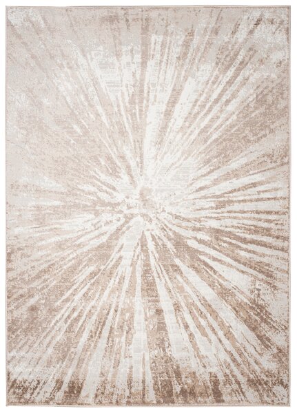Makro Abra Moderní kusový koberec PORTLAND D149E hnědý bílý Rozměr: 120x170 cm