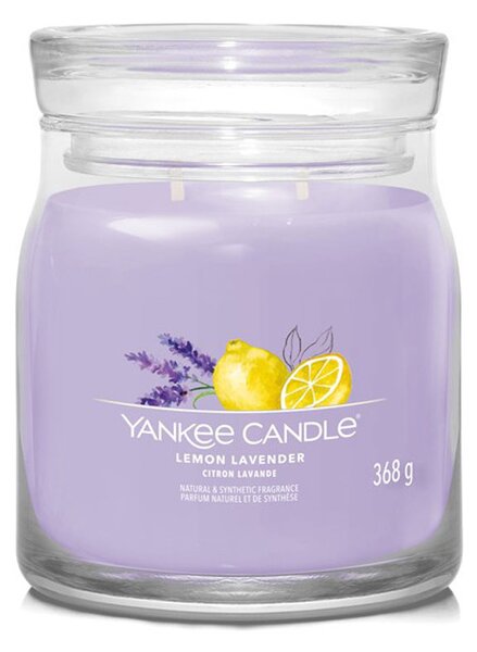 Yankee Candle svíčka Signature střední 2knoty Lemon Lavender
