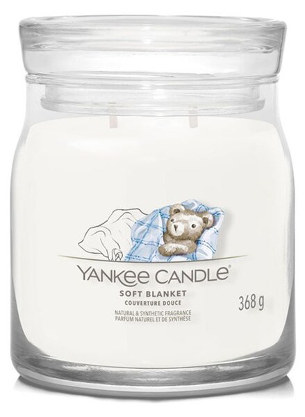 Yankee Candle svíčka Signature střední 2knoty Soft Blanket