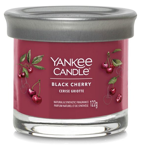 Yankee Candle svíčka Signature tumbler malý Black Cherry