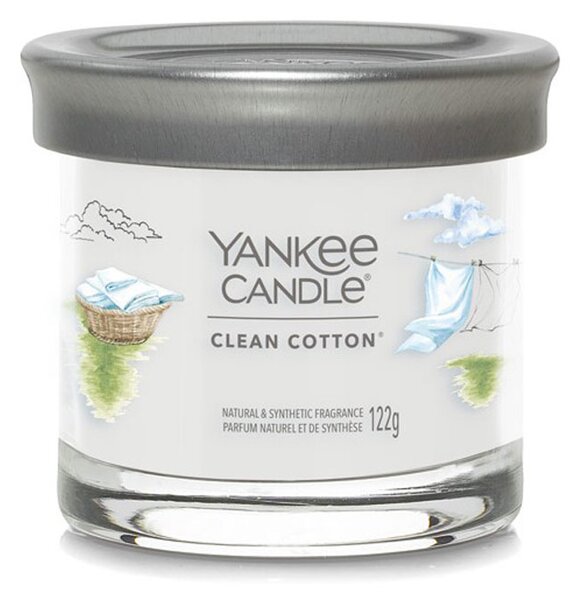 Yankee Candle svíčka Signature tumbler malý Clean Cotton