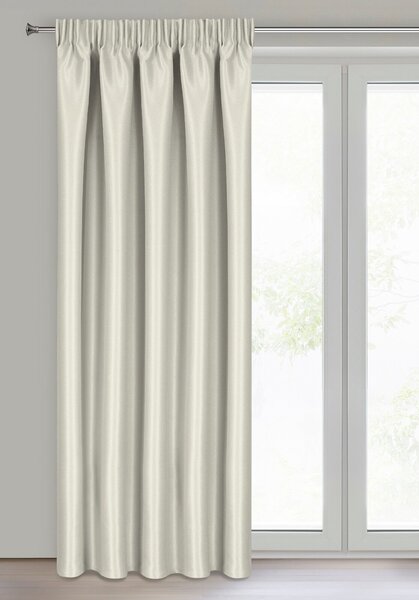 ZATEMŇOVACÍ ZÁVĚS NA PÁSCE SELINA 140X270 CM KRÉMOVÁ