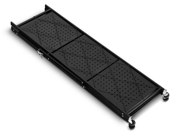 Kovový regál 70x35x87 cm 3 police lakovaný mobilní HIGHER CJ01-03
