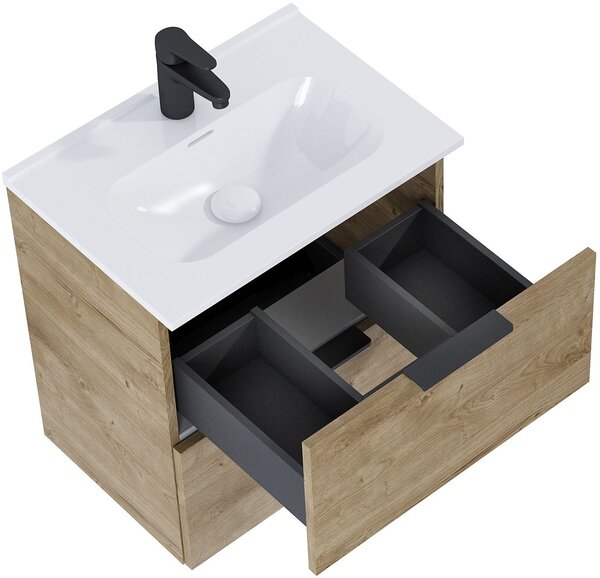 Elita Street Plus umyvadla se skříňkou 51.3 cm dub RE020500107050