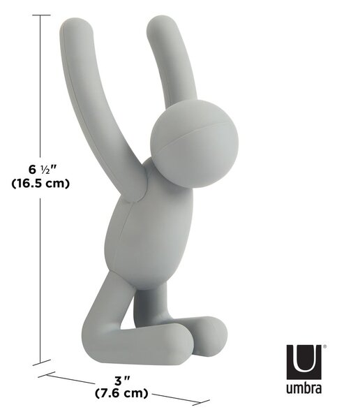 Nástěnné plastové háčky v sadě 3 ks Buddy – Umbra