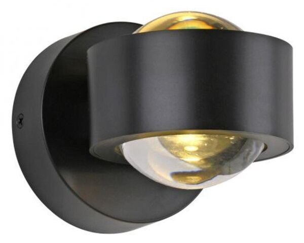 PAUL NEUHAUS JUST LIGHT Kolekce Schöner Wohnen LED nástěnné svítidlo CHIA, černé, Up- & Downlight 3000K