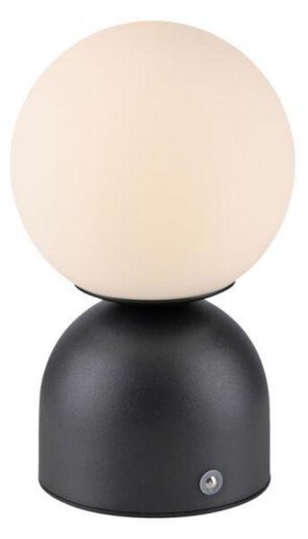 PAUL NEUHAUS JUST LIGHT Kolekce Schöner Wohnen LED bateriové stolní svítidlo RUDI, černé, přes USB 3000-6000K