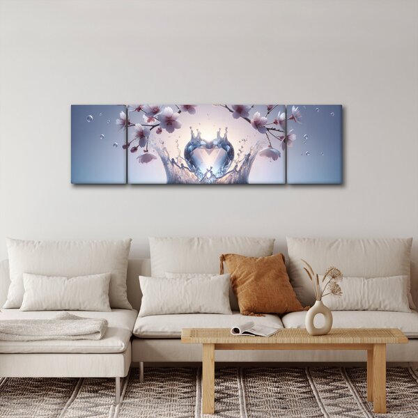 Obraz - Diamantové srdce (170x50 cm)