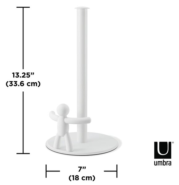 Ocelový držák na kuchyňské utěrky ø 19 cm Buddy – Umbra