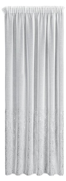 ZÁCLONA NA PÁSCE MELIA 140X270 CM BÍLÁ
