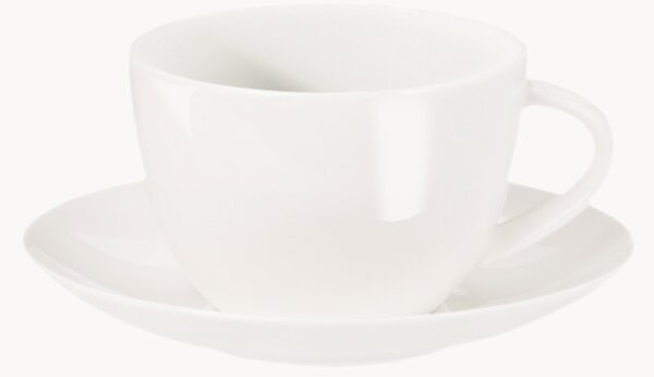 Šálek na kávu's podšálkem z kostního porcelánu Patricia