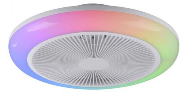 PAUL NEUHAUS JUST LIGHT LED stropní svítidlo s ventilátorem BRANDA bílé RGB CCT RGB/3000-6500K