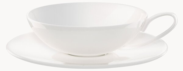 Šálek na čaj's podšálkem z kostního porcelánu Patricia
