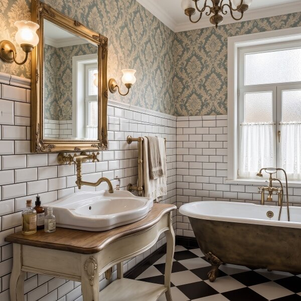 RAV Slezák MK101.5/29SM - Dřezová/umyvadlová baterie MORAVA RETRO stará mosaz