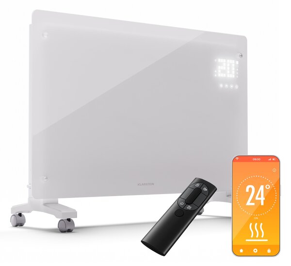 Klarstein Bornholm Smart 2500, konvektor 2500W, WiFi, LED, IP24