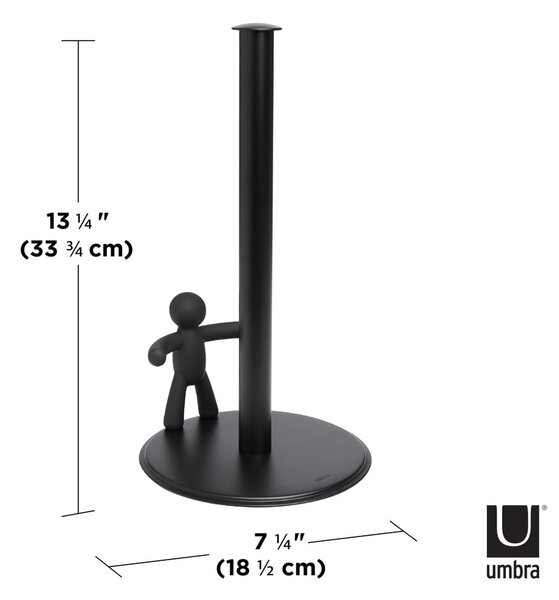 Ocelový držák na kuchyňské utěrky ø 19 cm Buddy – Umbra