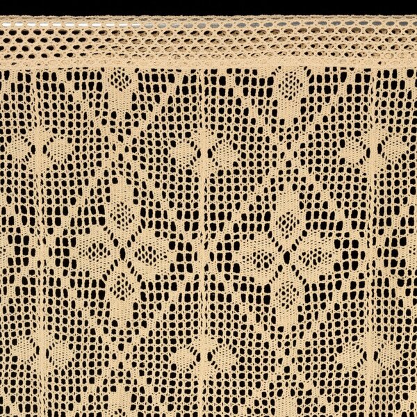 KRÁTKÁ ZÁCLONA NA PÁSCE MARTHA 150X30 CM SVĚTLEBÉŽOVÁ