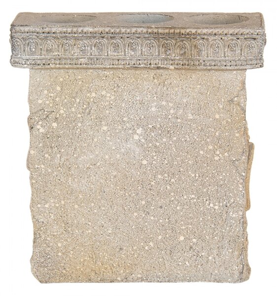Svícen na svíčku v tibetském stylu – 16x6x17 cm